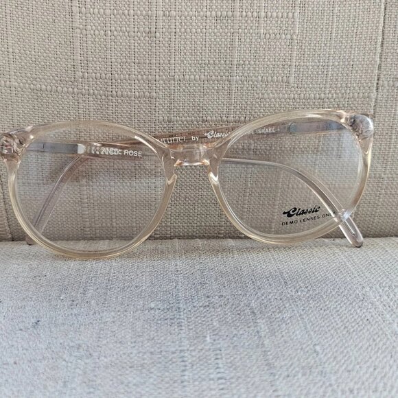 Couturier by Classic Women Glasses Frame Tan Clear ANDY ROSE 48[]18 130 Eye Wear - Picture 3 of 11